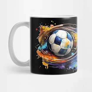 Fantastic colorful soccer ball Mug